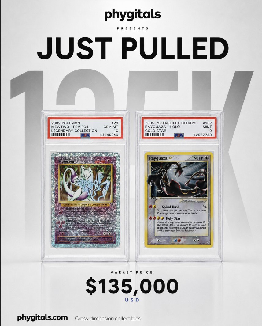 Phygitals, $135,000 Gacha Pulls